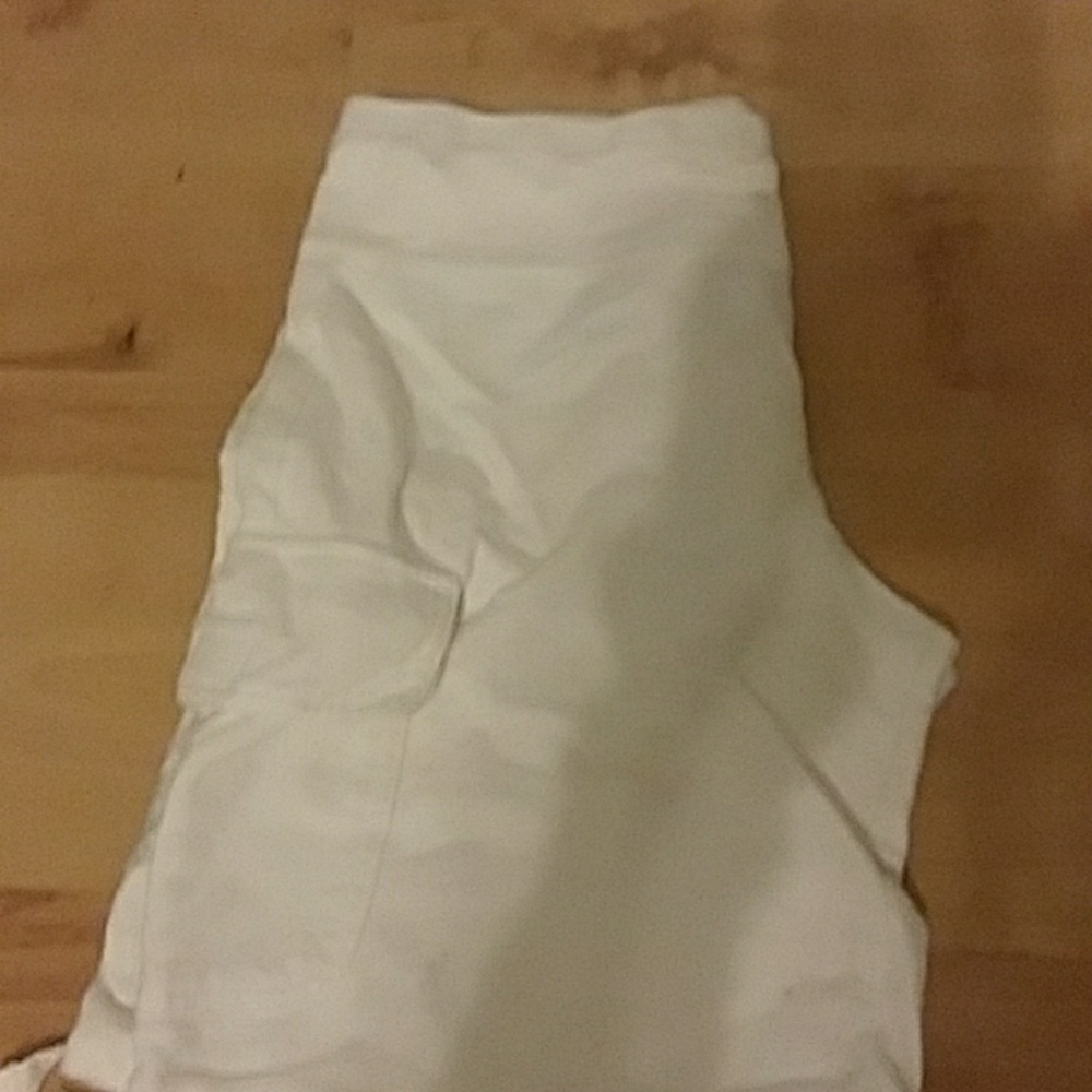 White  shorts